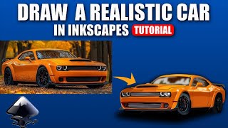 Draw a Realistic Car in Inkscape: Full Tutorial for Designers