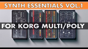 Synth Essentials Vol.1 - a Korg Multi/Poly Soundpack - finest patches collection
