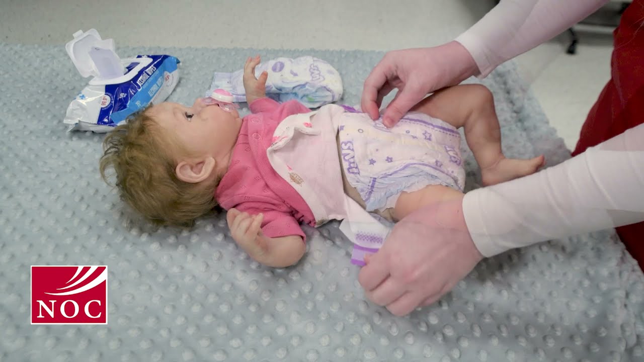 How to properly change a diaper: by Northern Oklahoma College