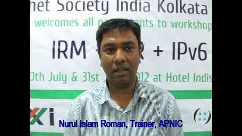 IRM+IRR+IPv6 Workshop Participants - Nurul Islam Roman, Trainer, APNIC