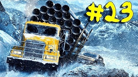 SnowRunner - Walkthrough - Part 23 - Missing Machinery (PC HD) [1080p60FPS]