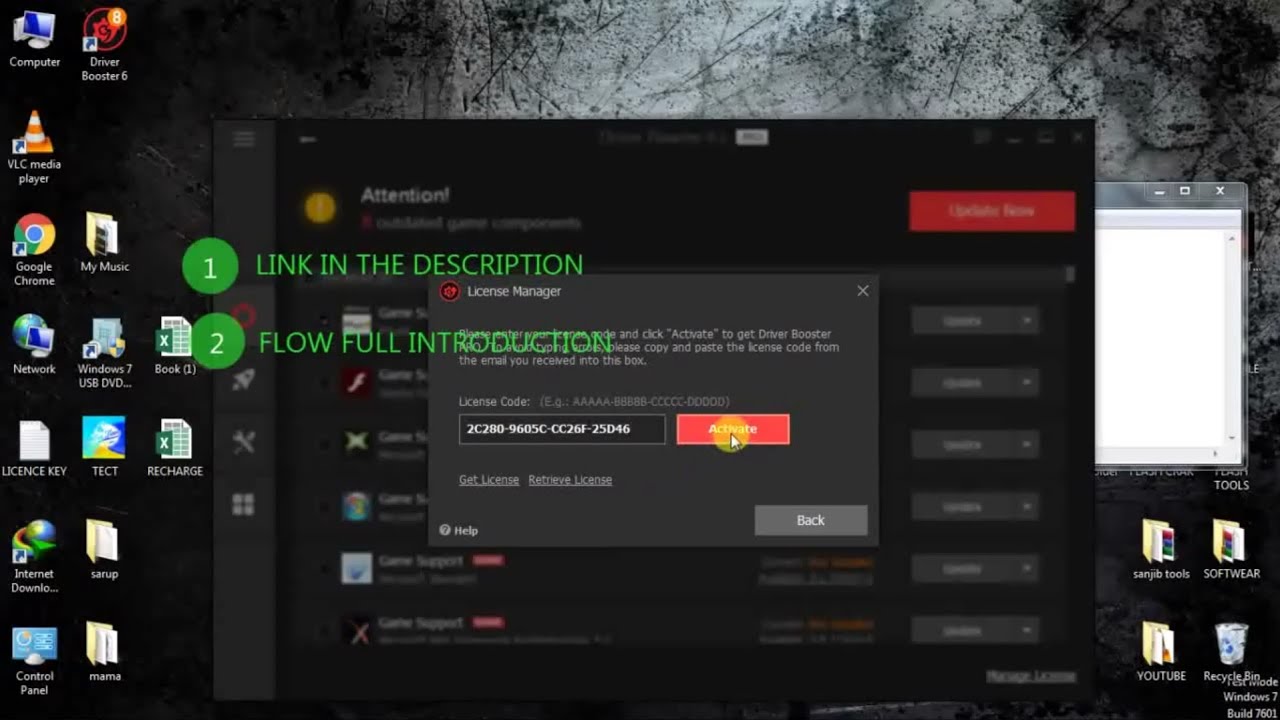 driver booster key youtube