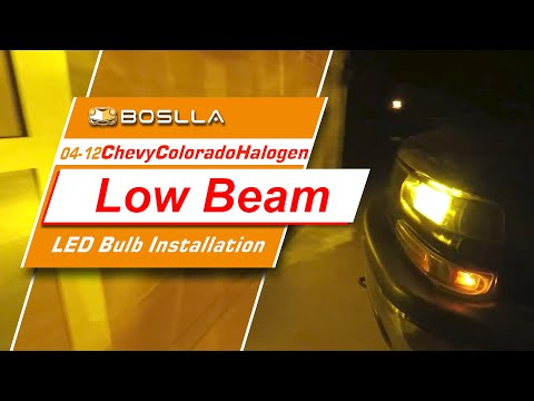 Chevy Colorado 2004-2012 Headlight Bulb Installation | 9006 Bulb Replacement Guide