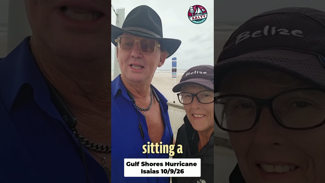 ⁣Hurricane Update from Gulf Shores 🌀🌊 Meet Local Legend Joey Ward! #shorts