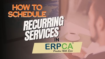 Effortless Planning: How to Schedule Recurring Services in ERPCA