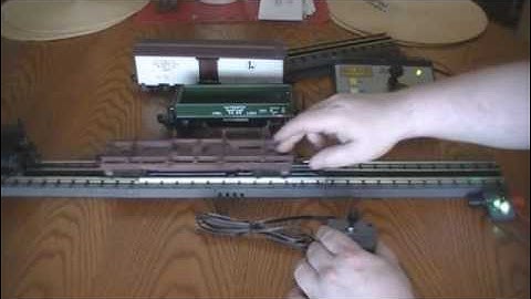 MTH Realtrax operating track test