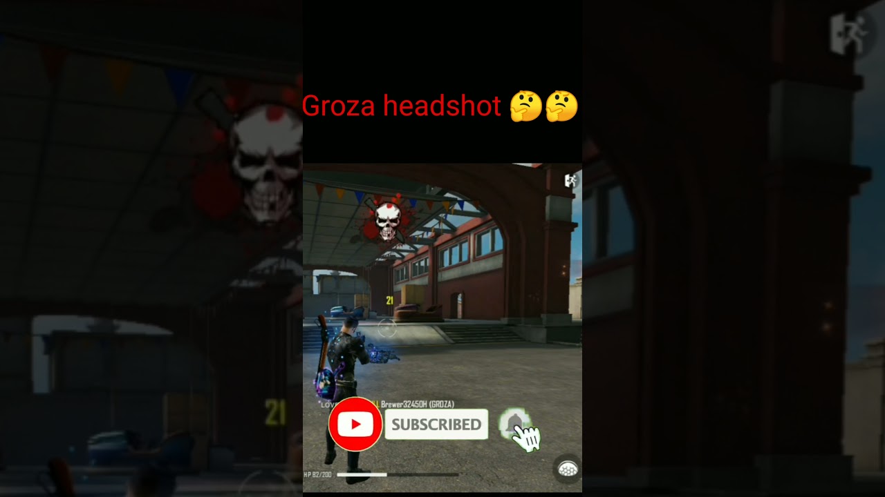 Groza headshot || Trick😥😥