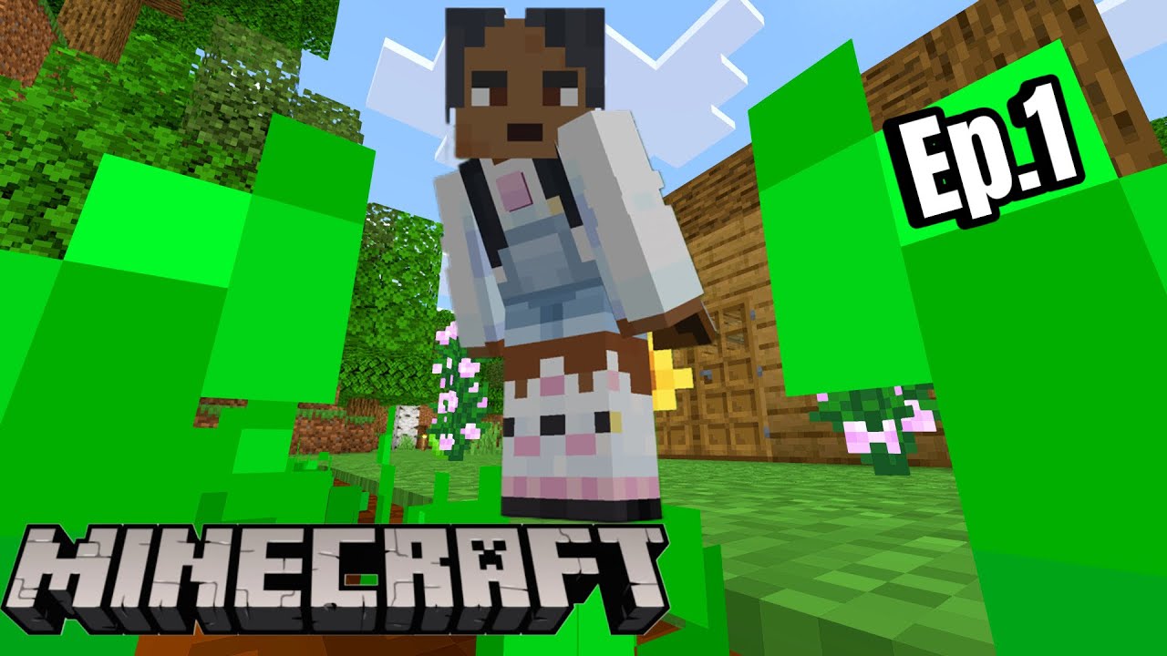 Minecraft Survival Let's Play | Episode 1 - Building Our First House ...