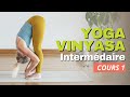 Yoga vinyasa intermdiaire en franais 30 min