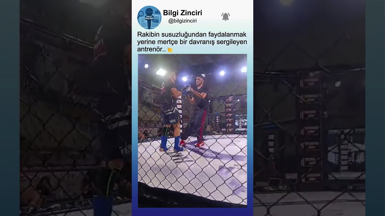 Rakibin Susuzluğundan Faydalanmak Yerine Mertçe Davranan Antrenör..👏🥊