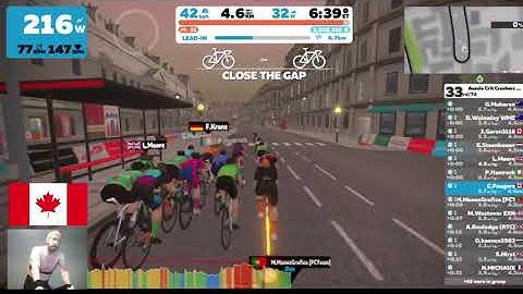 Zwift Racing (C) Highlights - Aussie Crit Crushers Race 2 of 2
