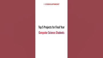 Top 5 Projects For Final Year Computer Science Students #cseprojects #viralshorts #computerscience