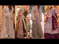 fancy maxi and long frock designs for barat function- bride sister dress designs