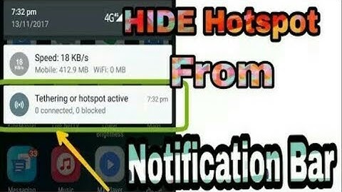 How to hide WiFi hotspot notification || by ANJALI TECH