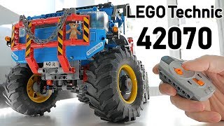 Lego Technic 42070 Review Lego Rc 6X6 All Terrain Tow Truck Lego 42070 Remote Control Functions