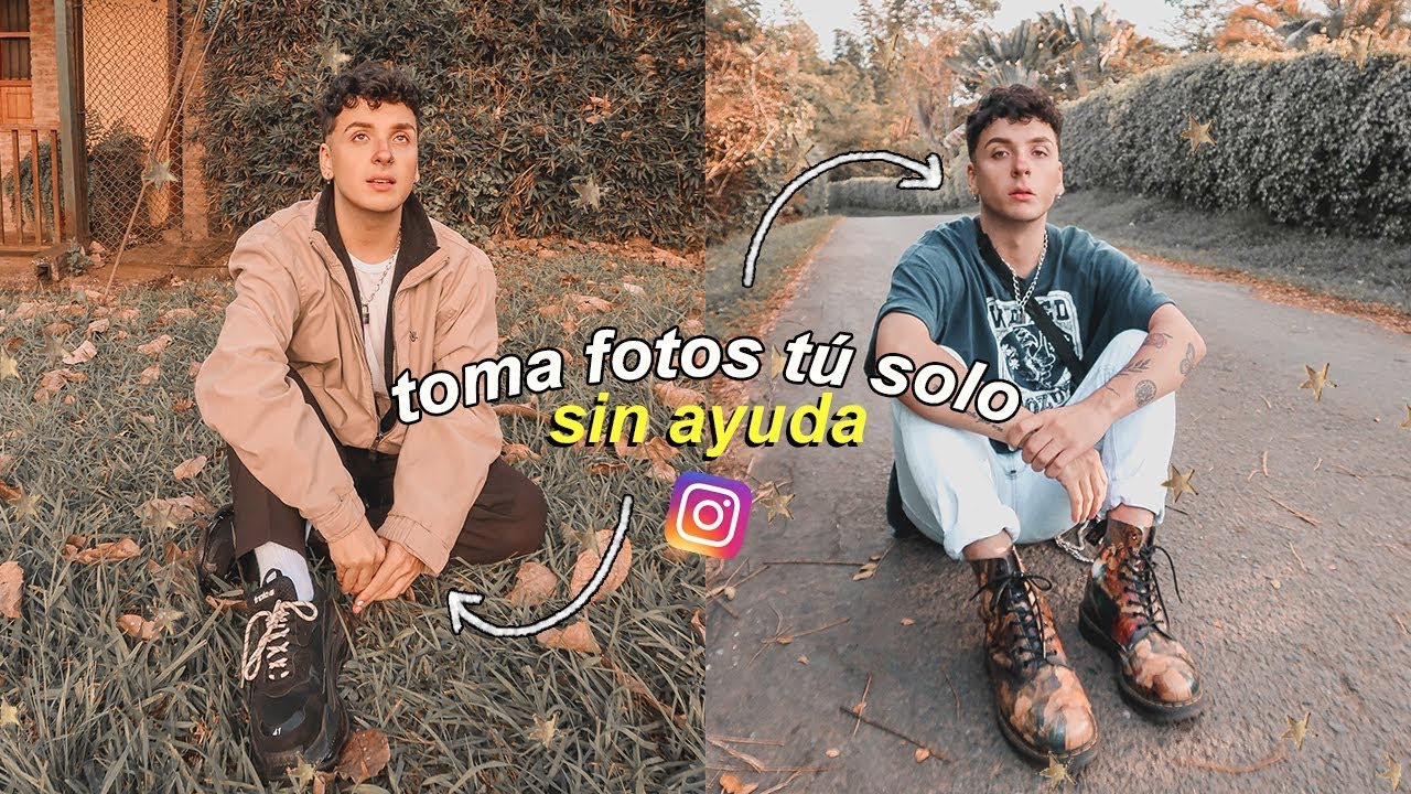 como tomar fotos para instagram tu solo - YouTube