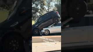 MOST IMPOSSIBLE CAR ACCIDENT I WITNESSED 🤯 SCARY !!! #Cars #Automobile #Shorts