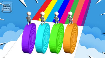 Layers Roll | All Level Gameplay | Android, iOS | Satisfying Mobile Tiktok Games | MAX LEVEL #5