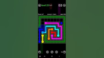 How To Solve Flow Free Green Pack Level 25 9x9 Board Hard Walk Through Solution Walkthrough