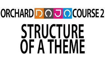 Dojo Course 2 (18) - Structure of a theme and Code Generation
