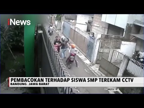 Aksi Pembacokan Brutal Orang Tak Dikenal di Bandung Terekam CCTV - iNews Malam 11/01