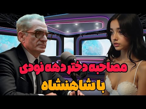 سوالای نسل ما از شاه توسط دختر دهه ۹۰ ی ساخته شده با هوش مصنوعی