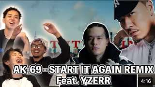 [No Concerns Reaction] AK-69 - START IT AGAIN REMIX feat. YZERR