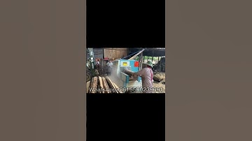 Automatic wood timber log multi rip saw machine