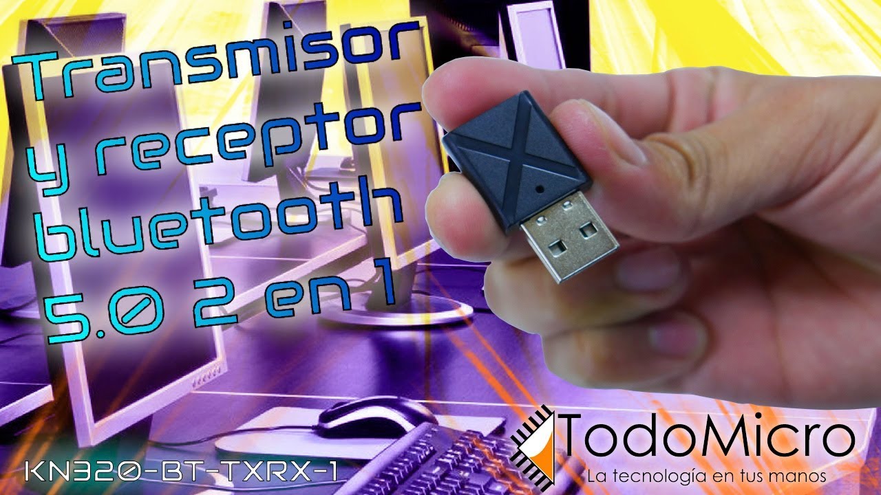 Transmisor/Receptor de audio Bluetooth® de Hama, adaptador 2 en 1