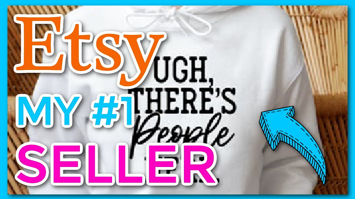 My #1 Seller On Etsy