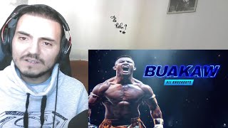 สมบัติ บัญชาเมฆ Buakaw - All Knockouts of the Legend Reaction