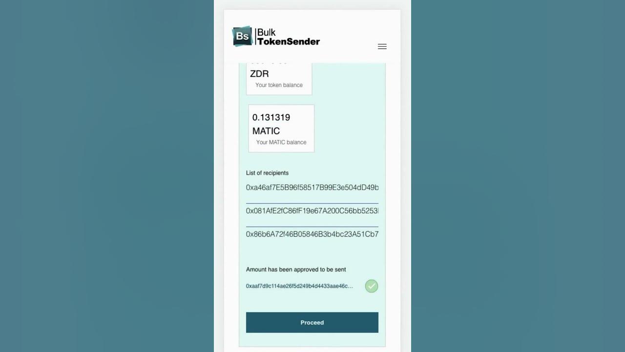 How to send tokens to multiple addresses at once altcoin nft crypto