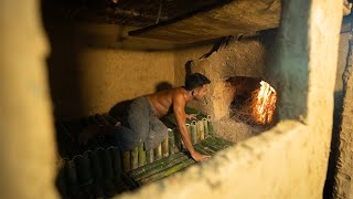 How To Build The Most Secret Dugout Bamboo House in the Jungle