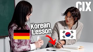 When KPOP IDOL becomes your Korean Teacher l FT. CIX
