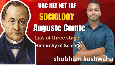 Auguste comte theory sociology | Law of Three Stages | UGC NET Sociology| #ugcnet#sociology