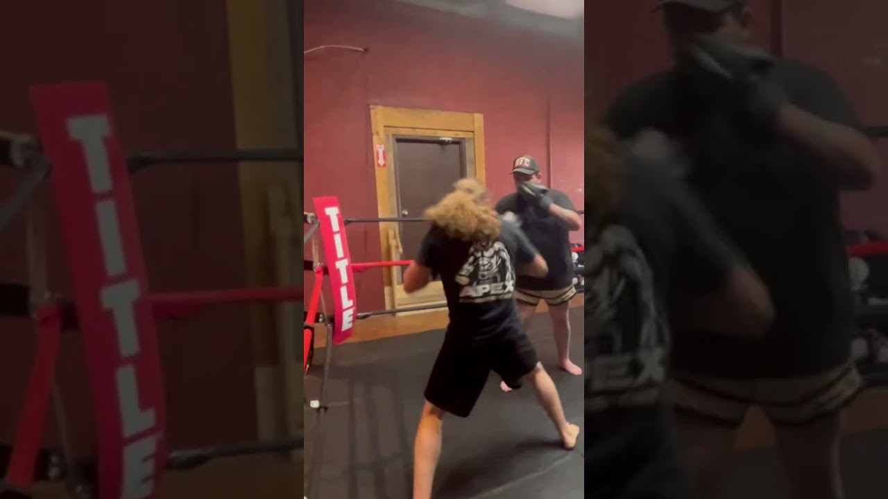 Private training with Daniel “slinky” Ramirez working on fighting in the pocket and relaxing.