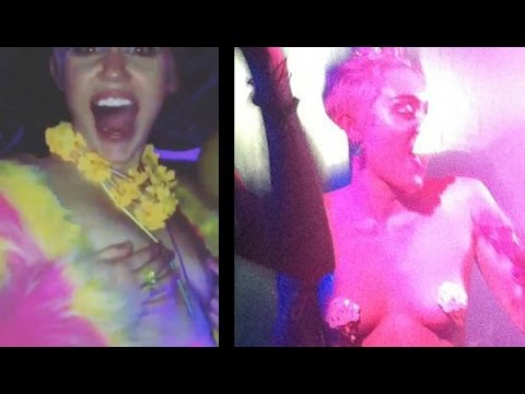 Miley Cyrus Goes Topless At Her Wild Birthday Party Miley Cyrus Goes Topless At Her Wild Birthday Party
