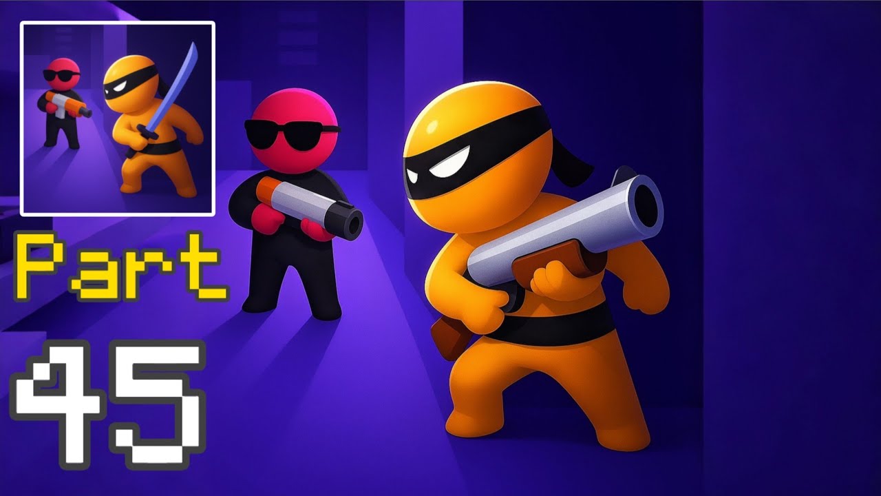 Stealth Master Assassin Ninja - Gameplay Walkthrough Part 45 - serial killing (iOS, Android)