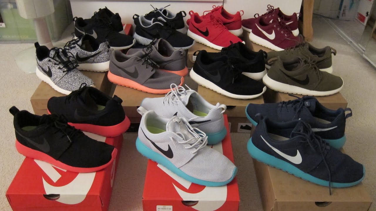 My Roshe Run Collection! - YouTube