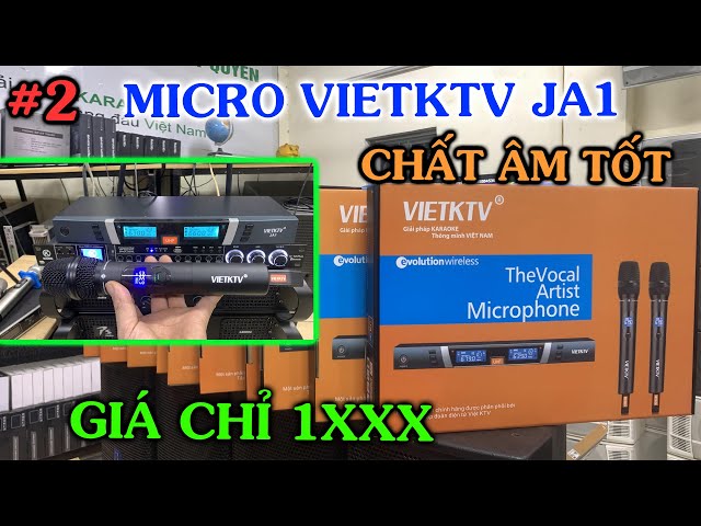 Micro không dây giá rẻ VIETKTV JA1 phục vụ bà con sắm tết 2023 giá chỉ 1xxx 0825372999