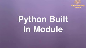 46 Python Built-In Module | Online Training Download app from below link