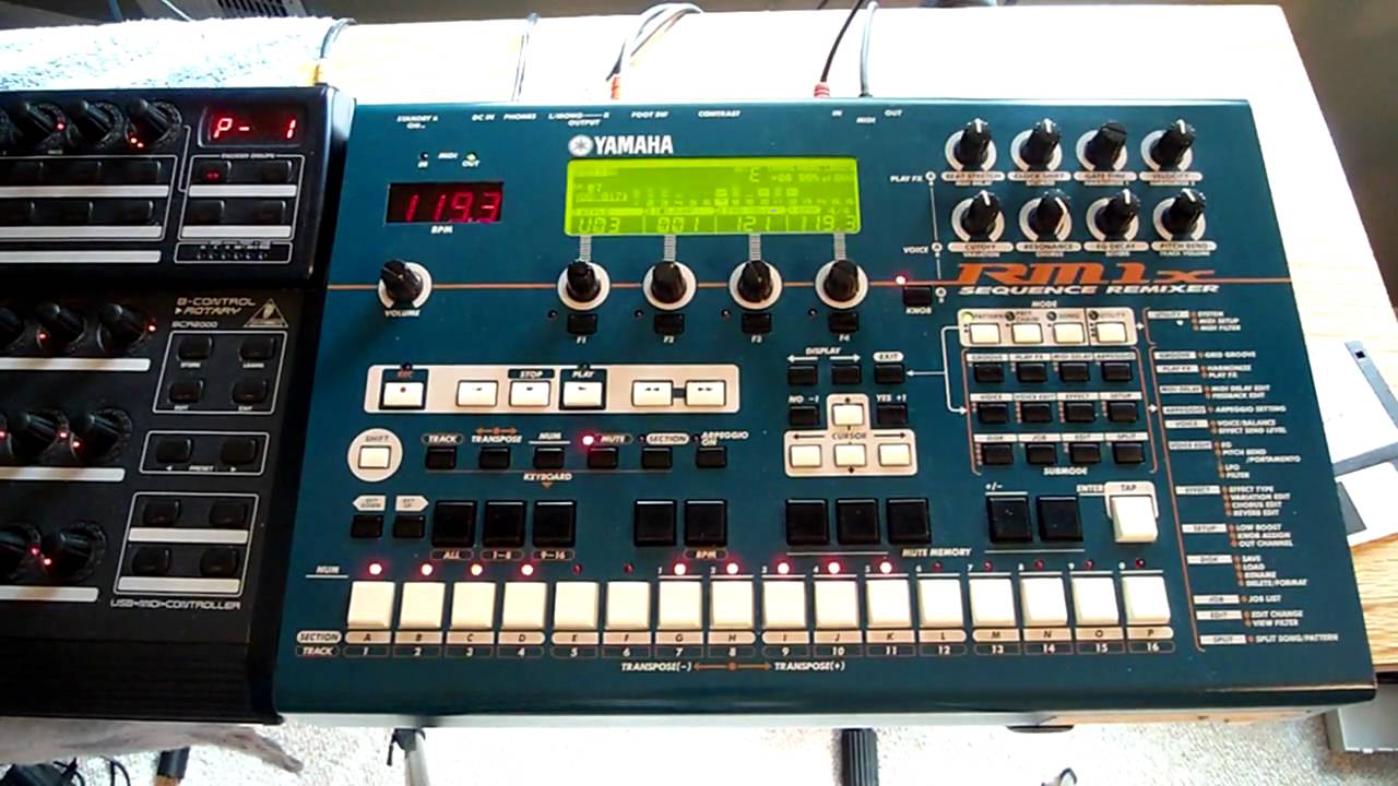 Restored Yamaha Rm1x Sequence Remixer (1 of 2)