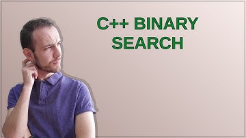 Codereview: C++ Binary Search