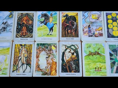 Tarotkort. 9 mønter.