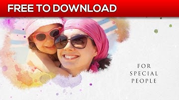 Water Ink Slideshow | After Effects Template | Free Download