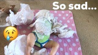 Sad Reborn Toddler Box Opening
