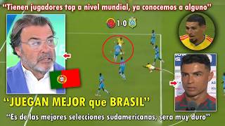 WORRIED! PORTUGUESE JOURNALISTS AND PLAYERS REACTED LIKE THIS AFTER THE COLOMBIA VS. CONGO MATCH ...