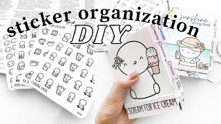 Planner Sticker Organization DIY | Organize With Me!