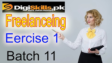 Digiskills Freelancing exercise 1 batch 11 solution 2021