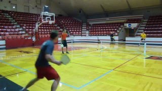 Springfield Pickleball Play-Lukas Kriem, Keenan, Brad Tew andRich Geenen